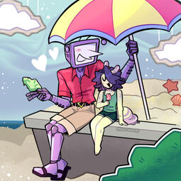 Margot &amp; Tenna At The Beach